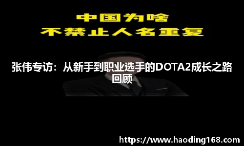 张伟专访：从新手到职业选手的DOTA2成长之路回顾